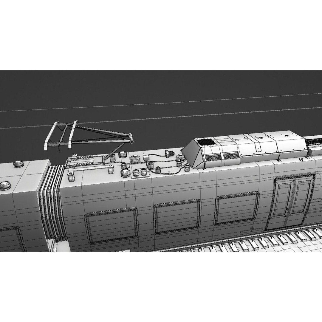 Bombardier TALENT Train 3D Model – Rigged Animated Asset, FBX, OBJ - View 18