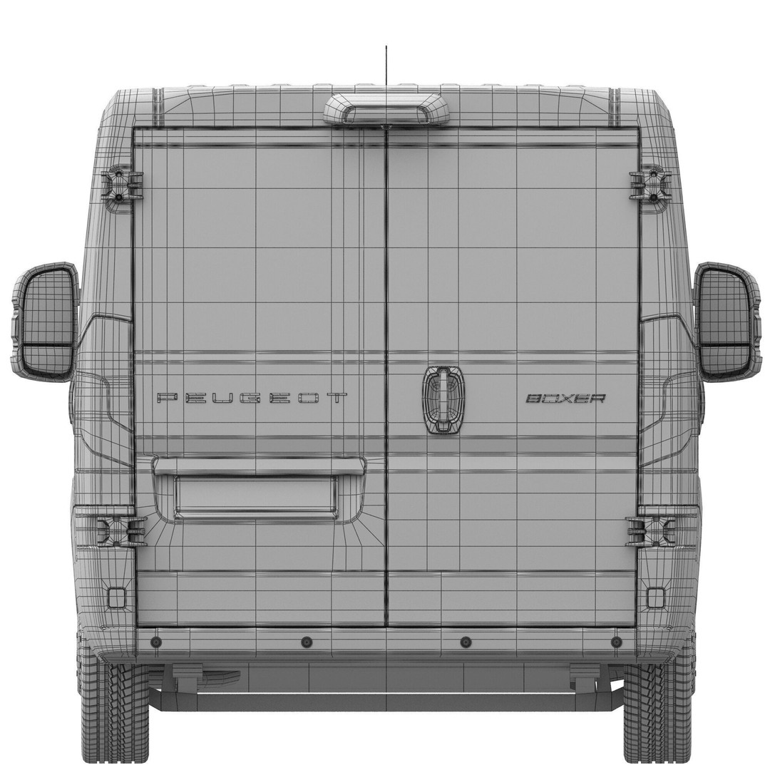 2024 Peugeot BOXER 3D Model – Detailed Interior Low Roof Van, FBX - View 19