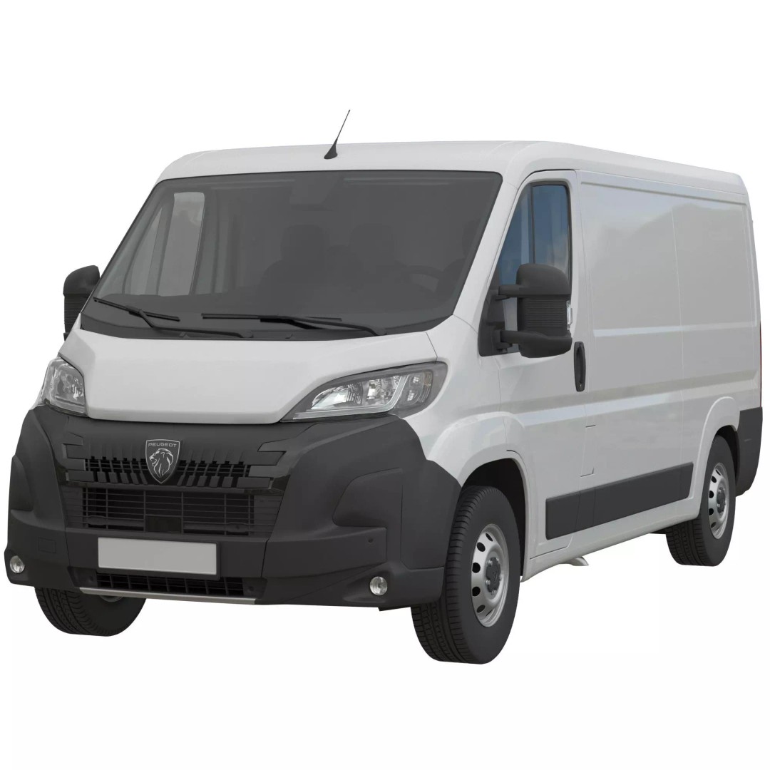 2024 Peugeot BOXER 3D Model – Detailed Interior Low Roof Van, FBX - View 2