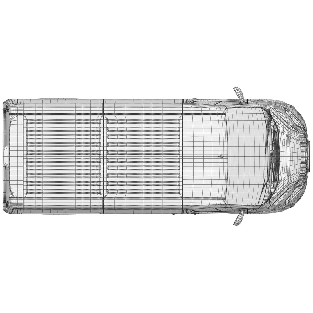 2024 Peugeot BOXER 3D Model – Detailed Interior Low Roof Van, FBX - View 22