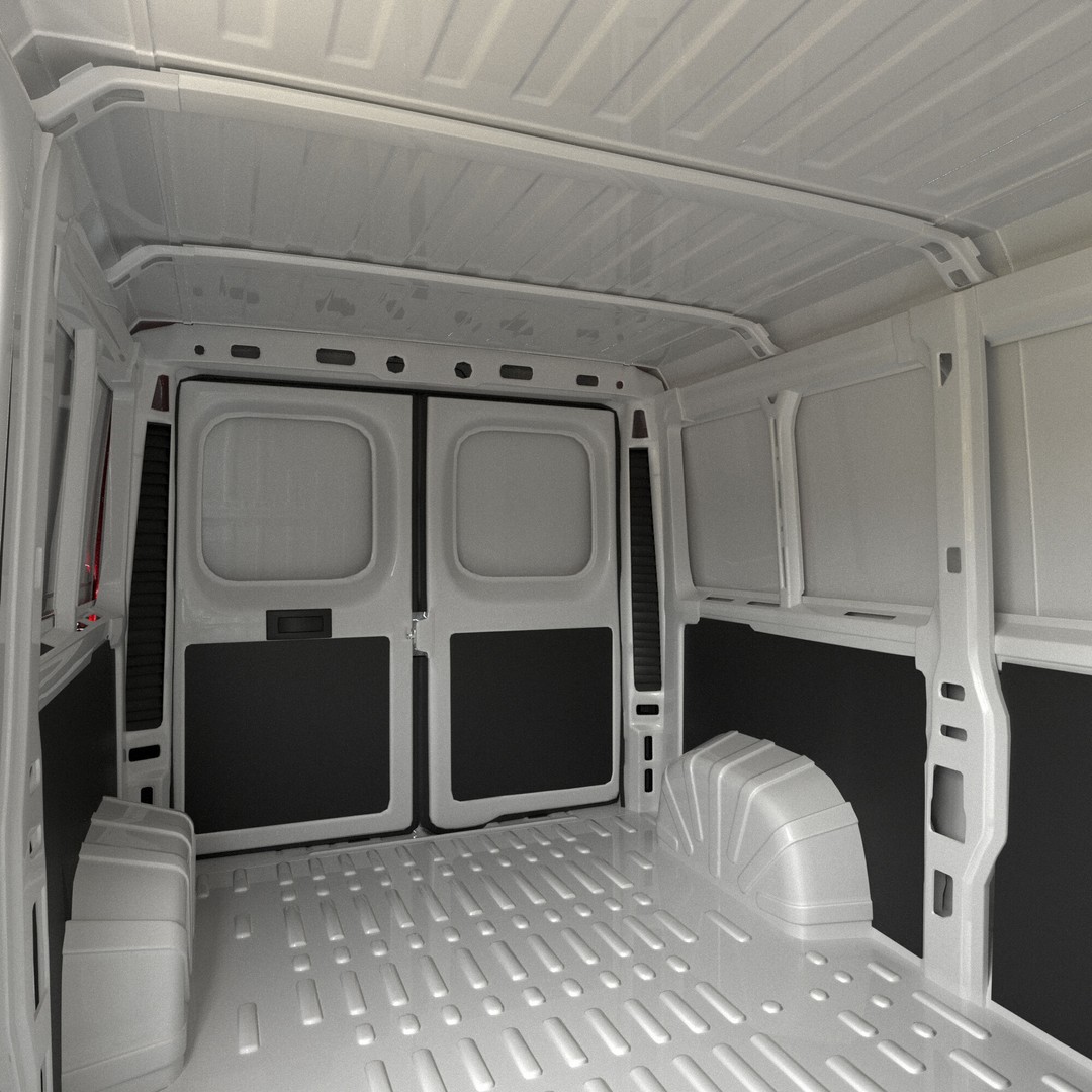 2024 Peugeot BOXER 3D Model – Detailed Interior Low Roof Van, FBX - View 24