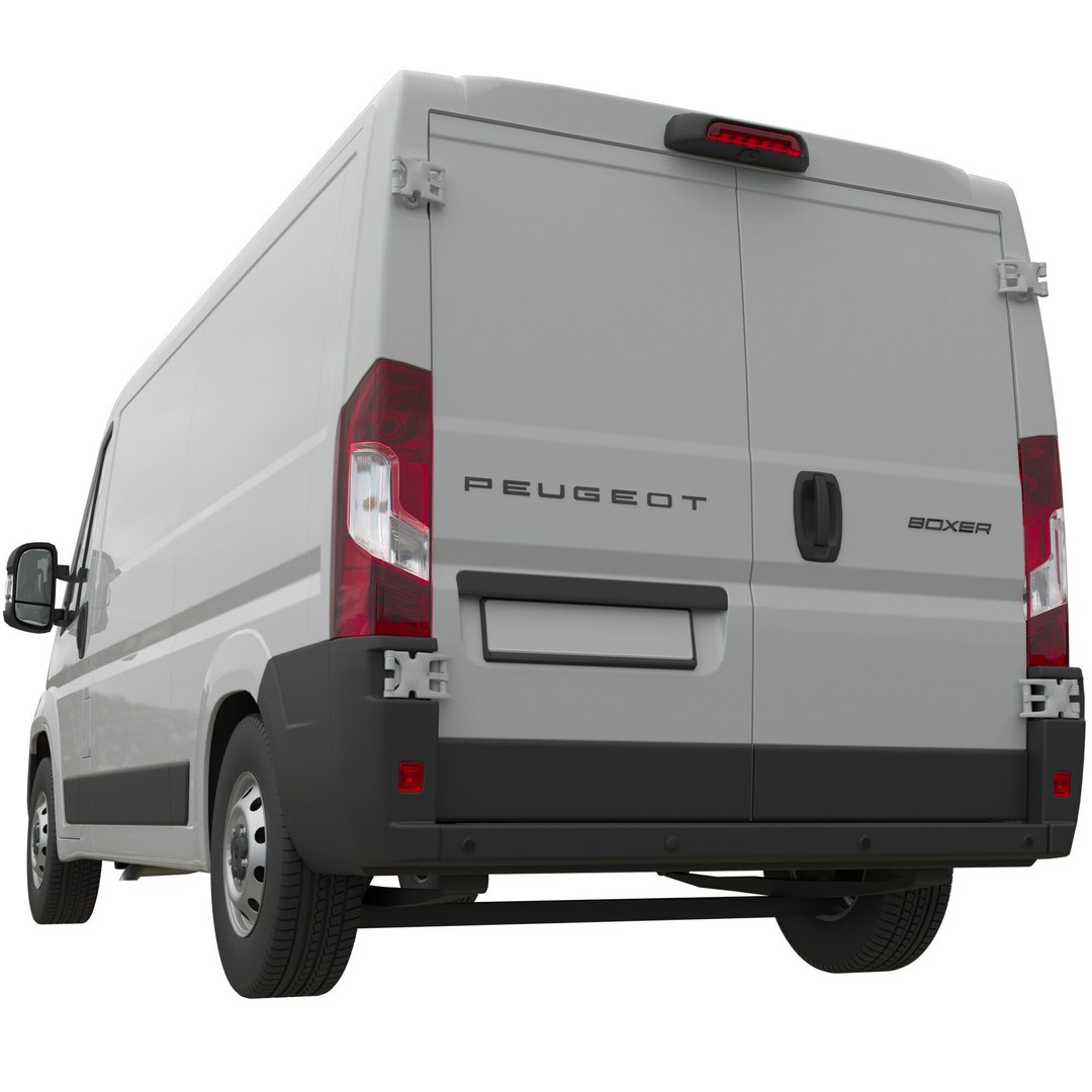 2024 Peugeot BOXER 3D Model – Detailed Interior Low Roof Van, FBX - View 5
