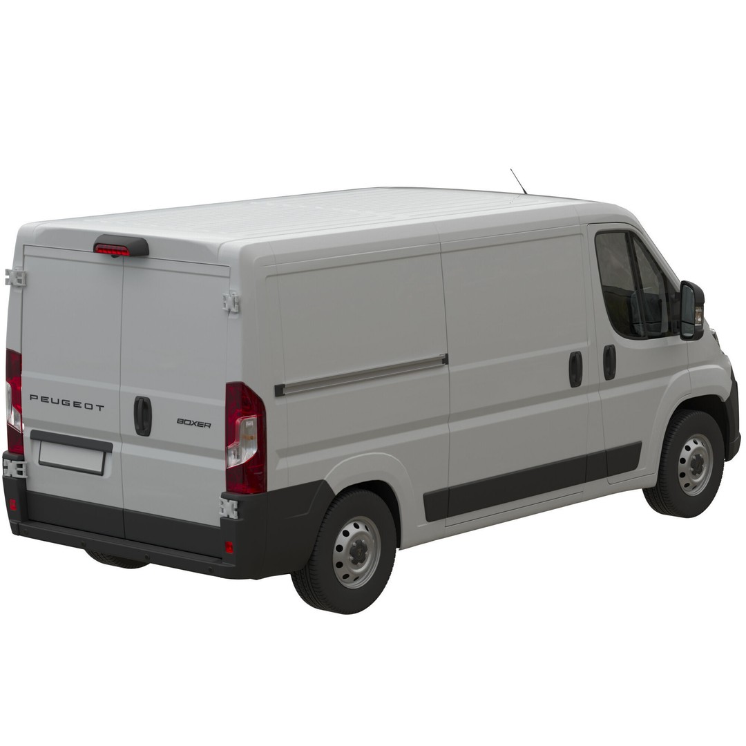 2024 Peugeot BOXER 3D Model – Detailed Interior Low Roof Van, FBX - View 6