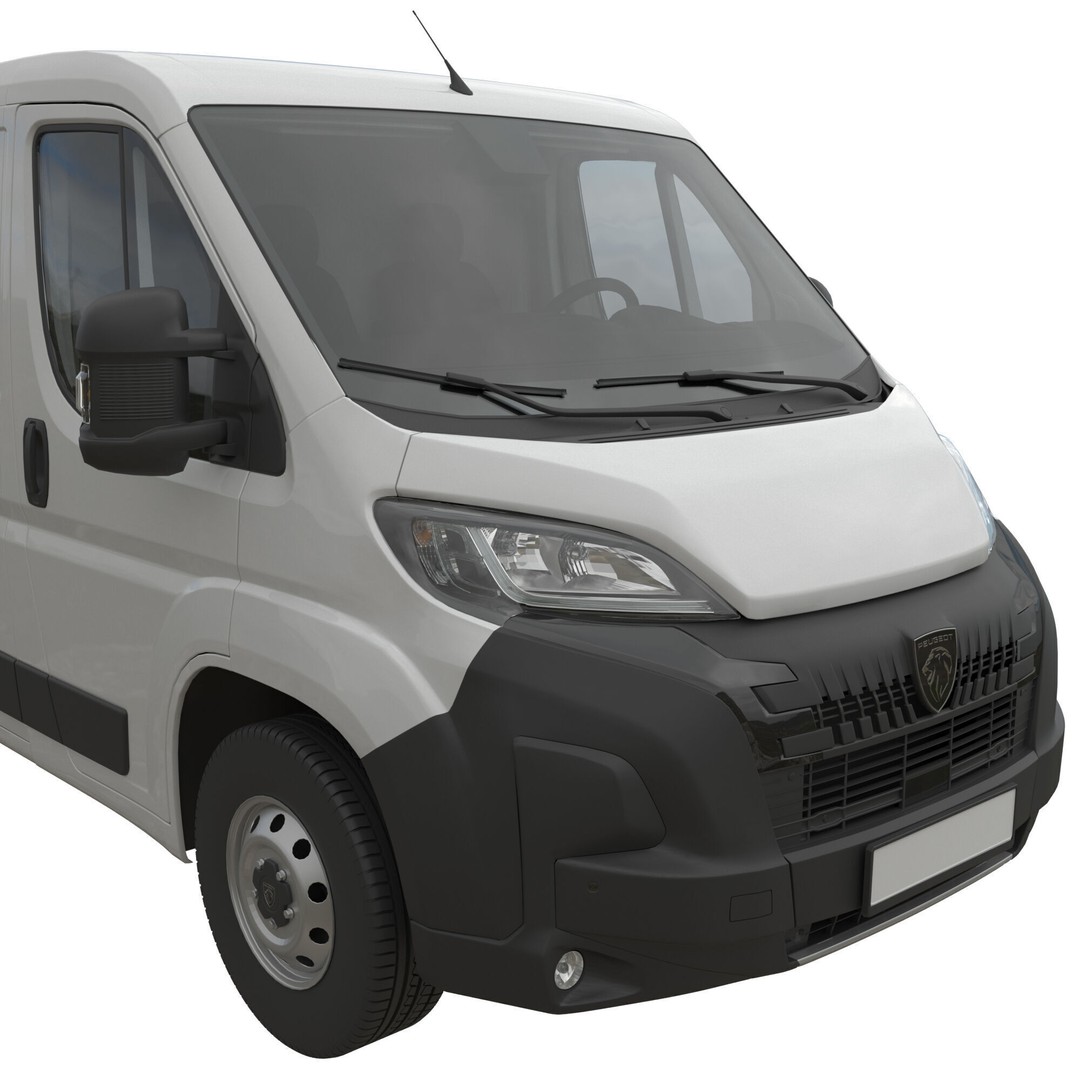 2024 Peugeot BOXER 3D Model – Detailed Interior Low Roof Van, FBX - View 7