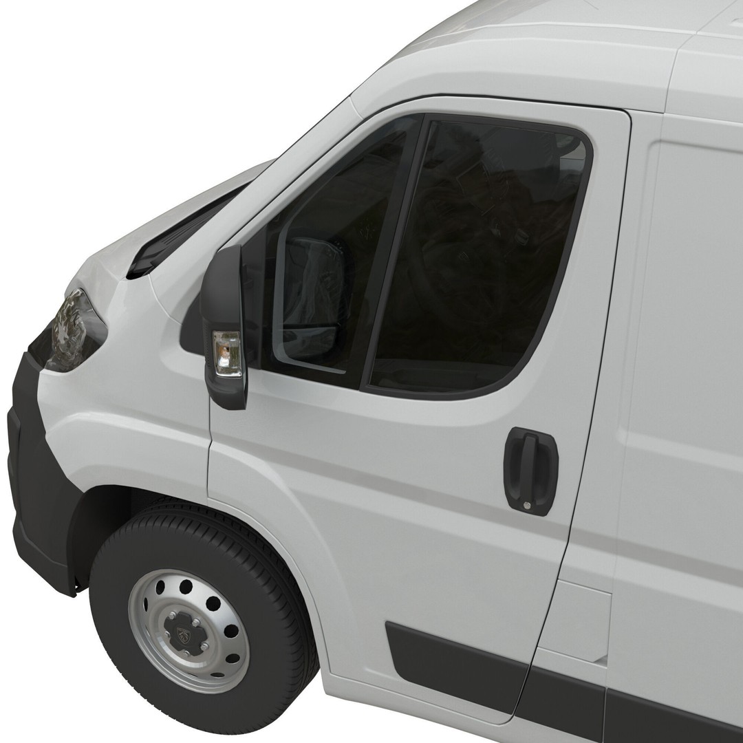 2024 Peugeot BOXER 3D Model – Detailed Interior Low Roof Van, FBX - View 8