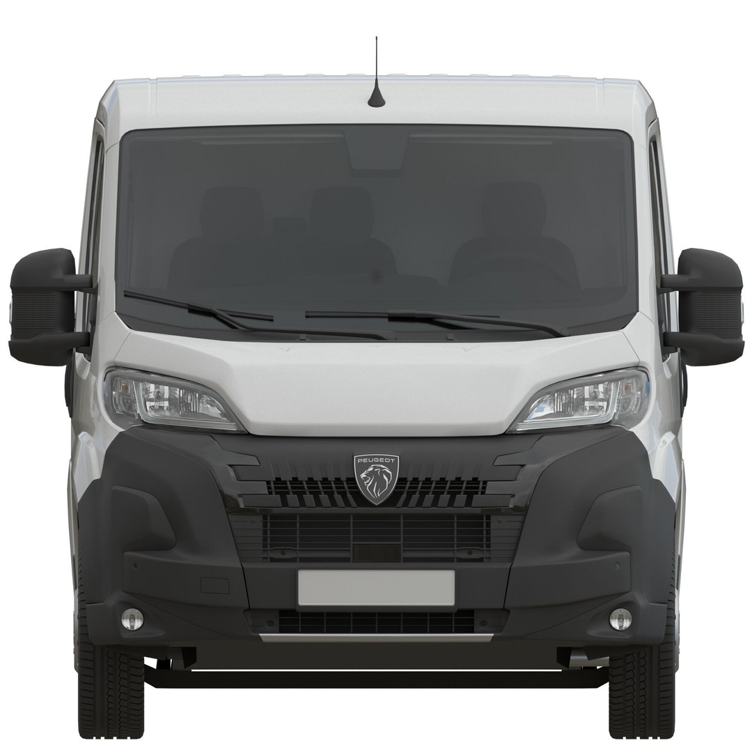 2024 Peugeot BOXER 3D Model – Detailed Interior Low Roof Van, FBX - View 9