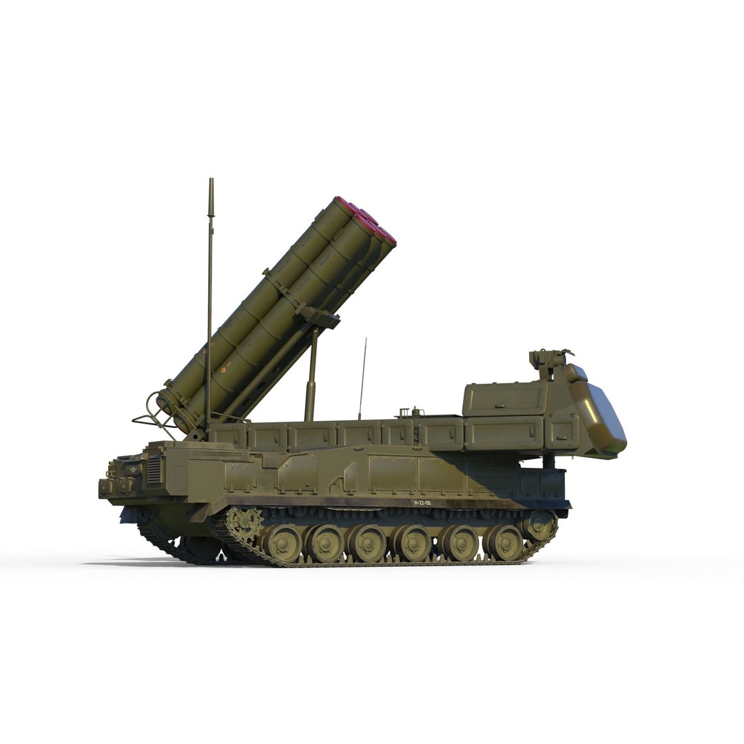 Buk M3 SA-17 Viking Missile System 3D Model – PBR Game-Ready FBX - View 11