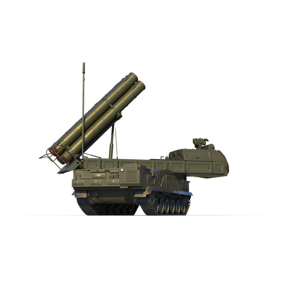 Buk M3 SA-17 Viking Missile System 3D Model – PBR Game-Ready FBX - View 12