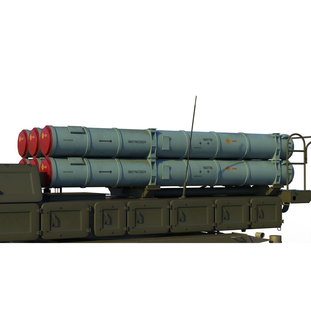 Buk M3 SA-17 Viking Missile System 3D Model – PBR Game-Ready FBX - View 14