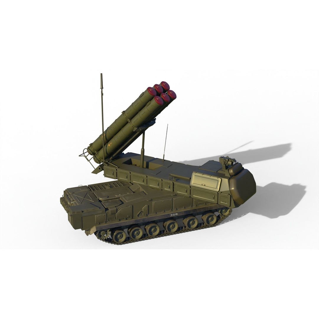 Buk M3 SA-17 Viking Missile System 3D Model – PBR Game-Ready FBX - View 15