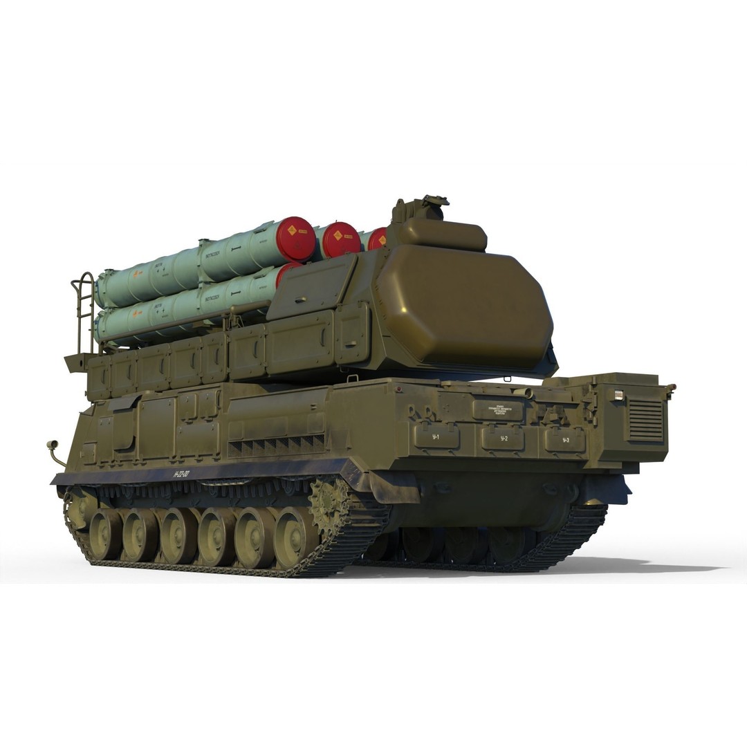 Buk M3 SA-17 Viking Missile System 3D Model – PBR Game-Ready FBX - View 16