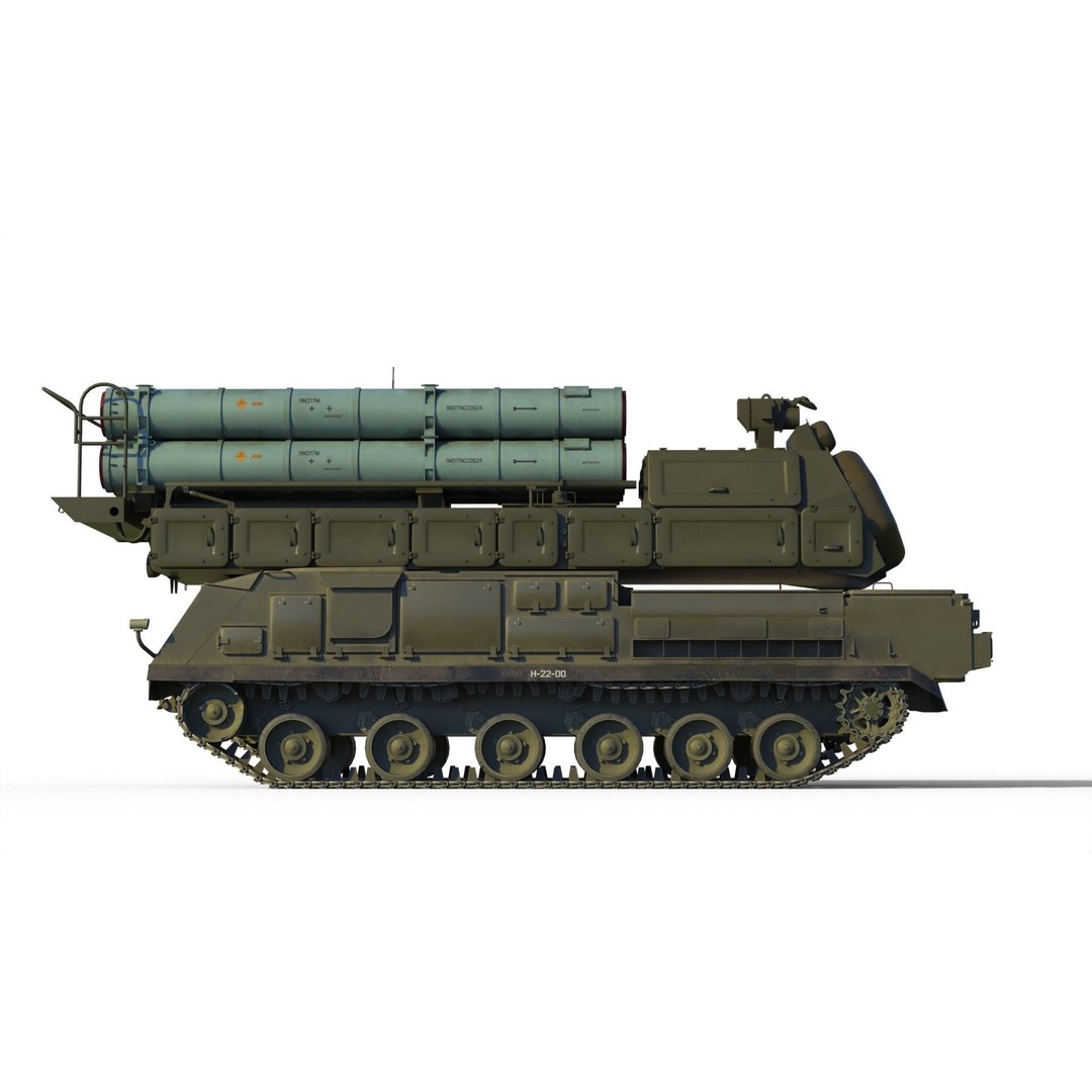 Buk M3 SA-17 Viking Missile System 3D Model – PBR Game-Ready FBX - View 17