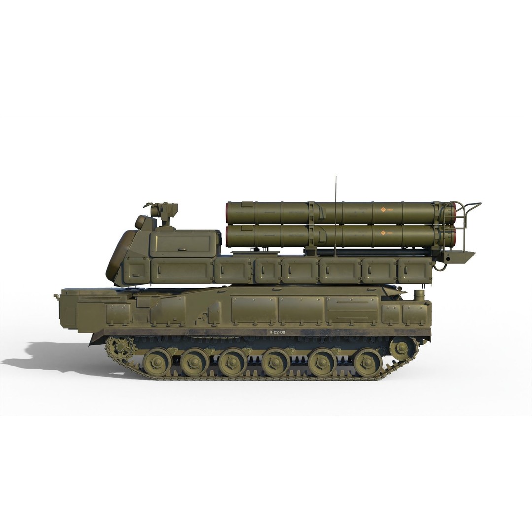 Buk M3 SA-17 Viking Missile System 3D Model – PBR Game-Ready FBX - View 22