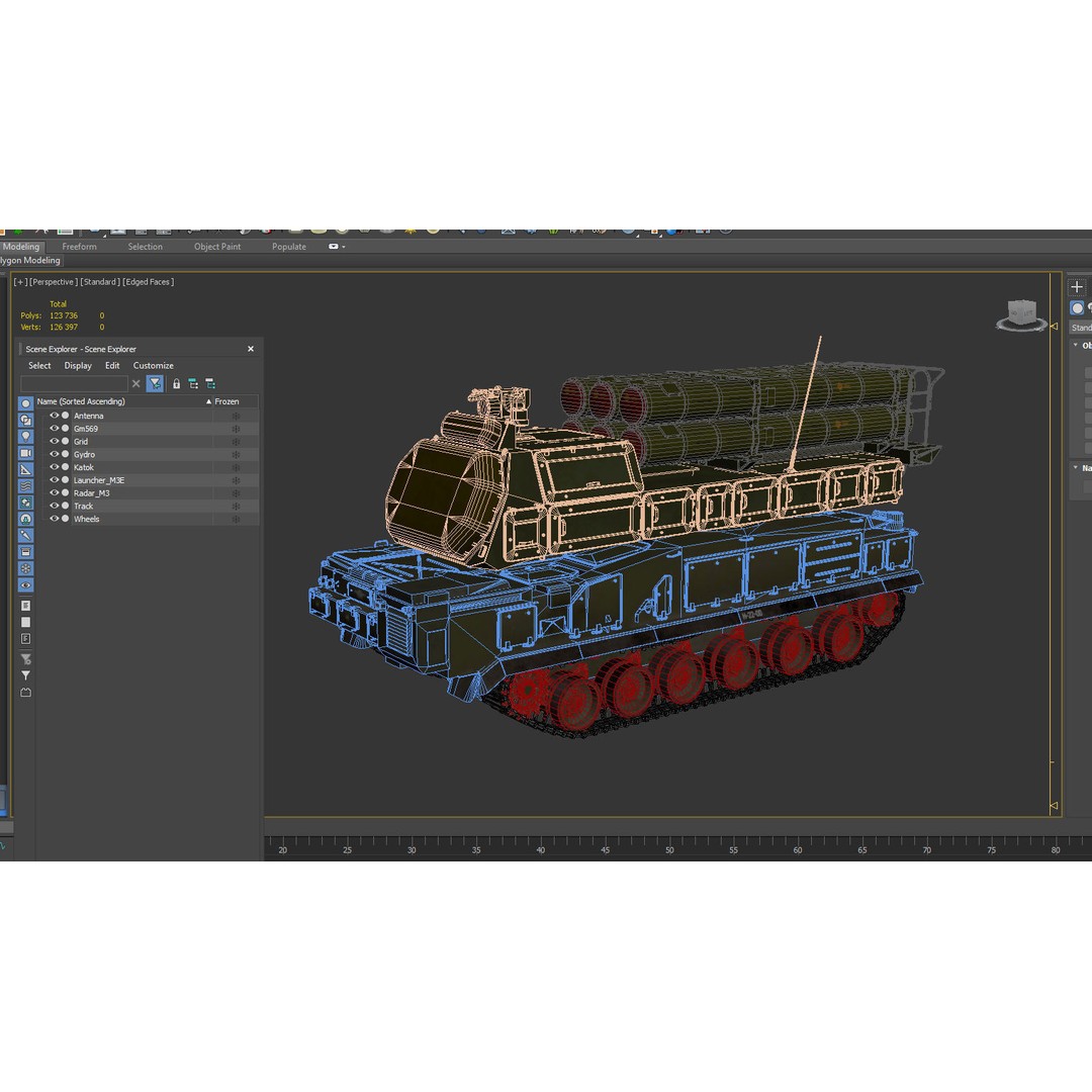 Buk M3 SA-17 Viking Missile System 3D Model – PBR Game-Ready FBX - View 25