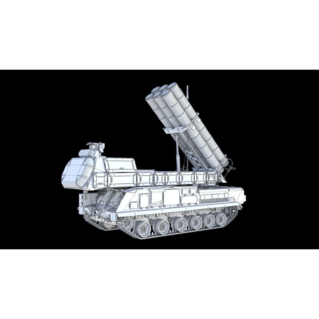 Buk M3 SA-17 Viking Missile System 3D Model – PBR Game-Ready FBX - View 26