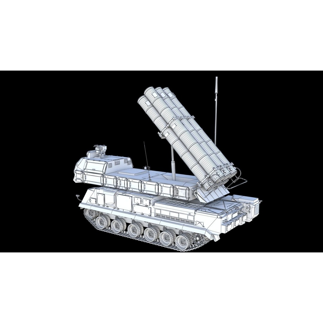 Buk M3 SA-17 Viking Missile System 3D Model – PBR Game-Ready FBX - View 27