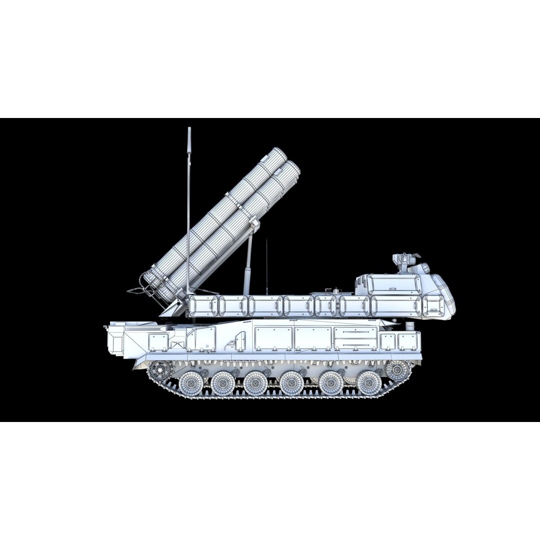 Buk M3 SA-17 Viking Missile System 3D Model – PBR Game-Ready FBX - View 28
