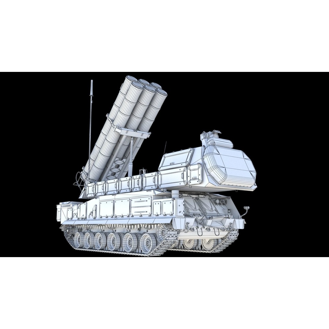 Buk M3 SA-17 Viking Missile System 3D Model – PBR Game-Ready FBX - View 29