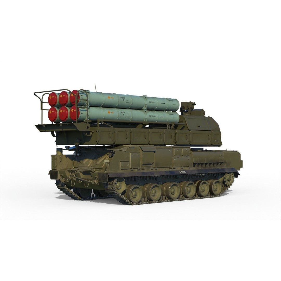 Buk M3 SA-17 Viking Missile System 3D Model – PBR Game-Ready FBX - View 3