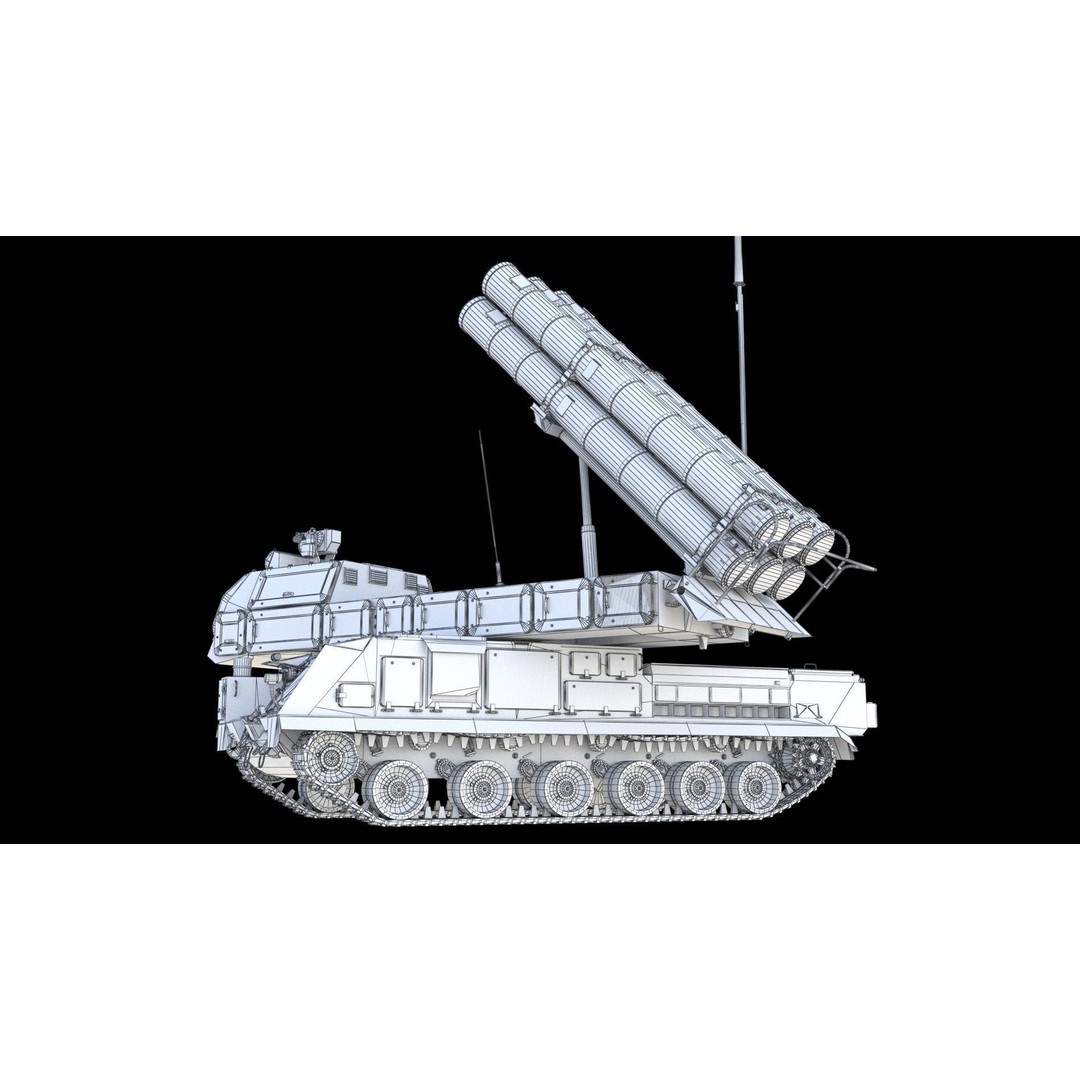 Buk M3 SA-17 Viking Missile System 3D Model – PBR Game-Ready FBX - View 30