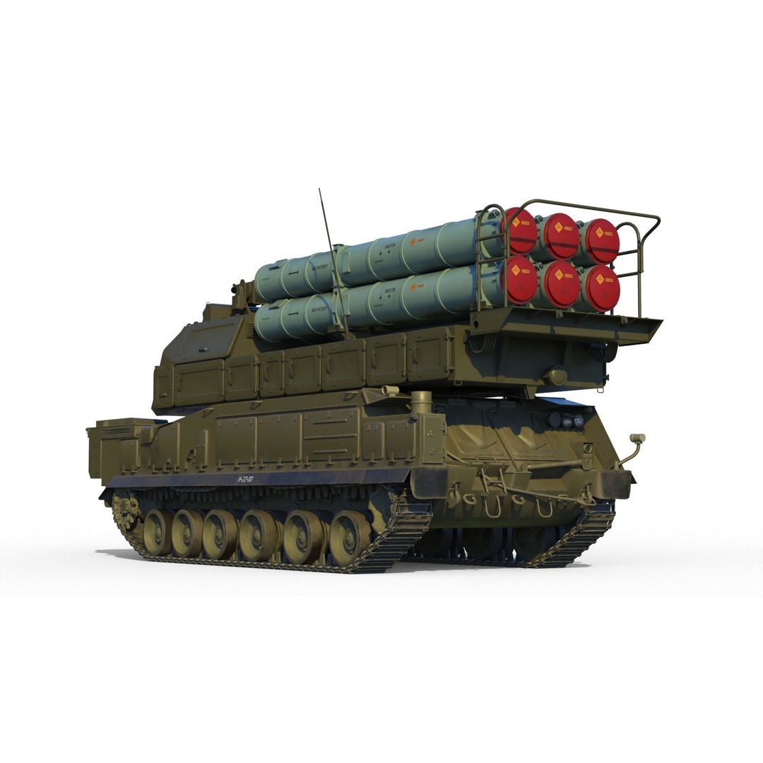 Buk M3 SA-17 Viking Missile System 3D Model – PBR Game-Ready FBX - View 4