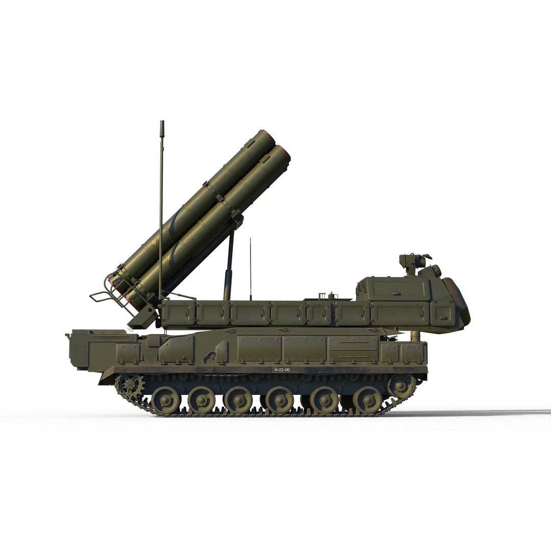 Buk M3 SA-17 Viking Missile System 3D Model – PBR Game-Ready FBX - View 6
