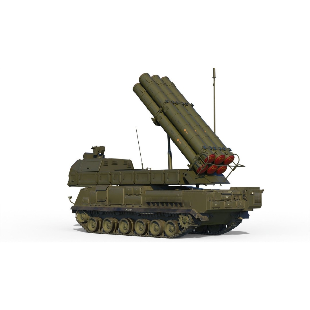 Buk M3 SA-17 Viking Missile System 3D Model – PBR Game-Ready FBX - View 8