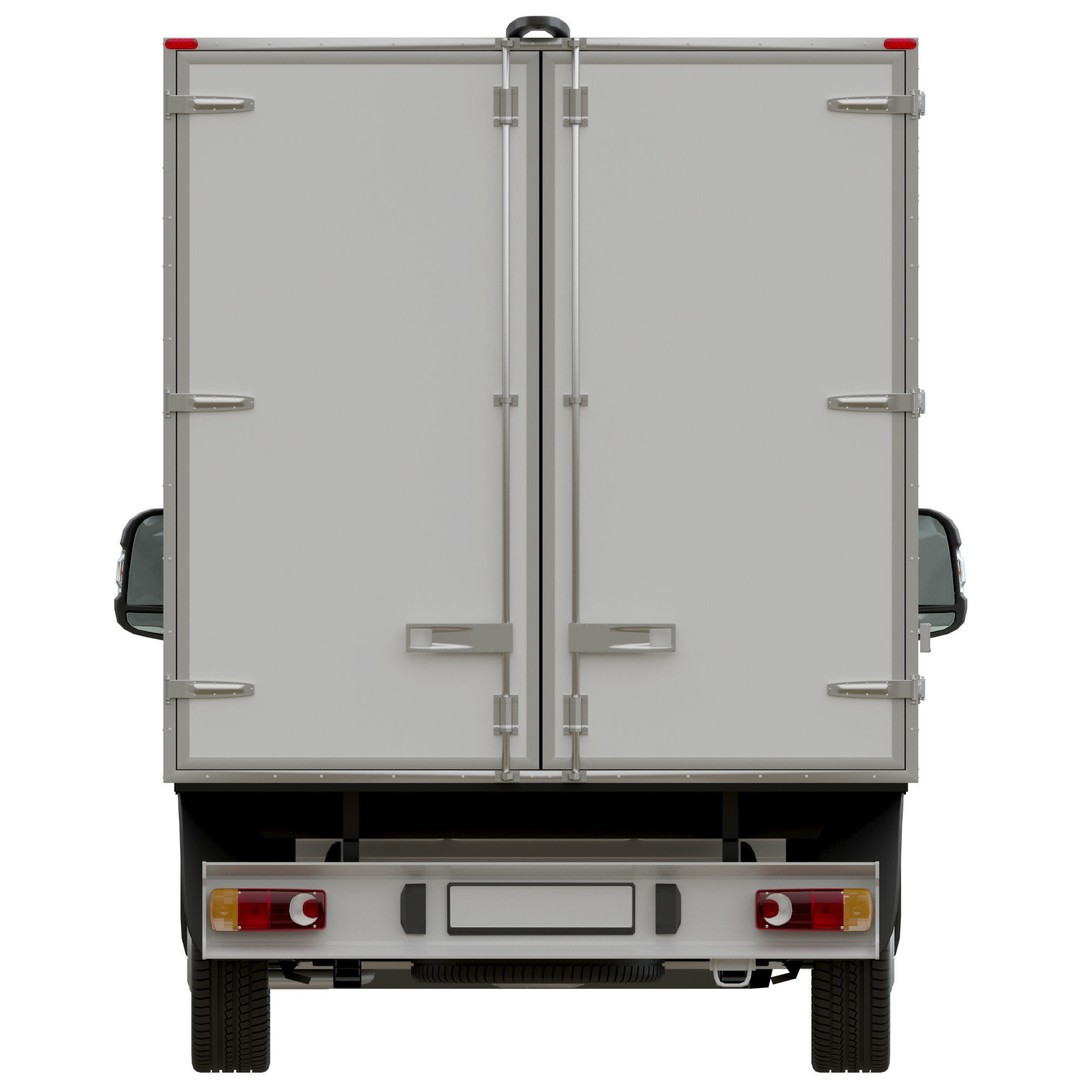 PEUGEOT BOXER L4H1 3D Model – Medium Roof Cargo Van, FBX, OBJ - View 10