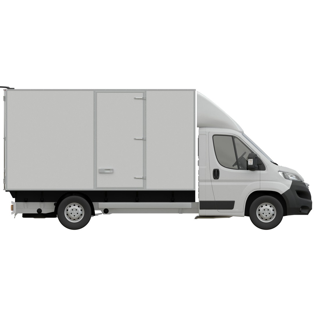 PEUGEOT BOXER L4H1 3D Model – Medium Roof Cargo Van, FBX, OBJ - View 11