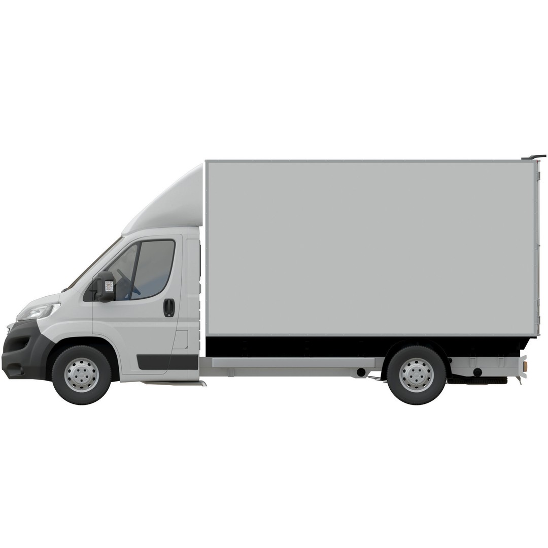 PEUGEOT BOXER L4H1 3D Model – Medium Roof Cargo Van, FBX, OBJ - View 12