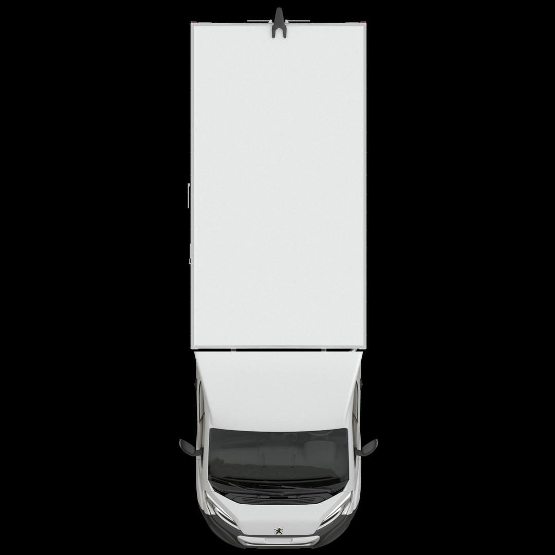 PEUGEOT BOXER L4H1 3D Model – Medium Roof Cargo Van, FBX, OBJ - View 13