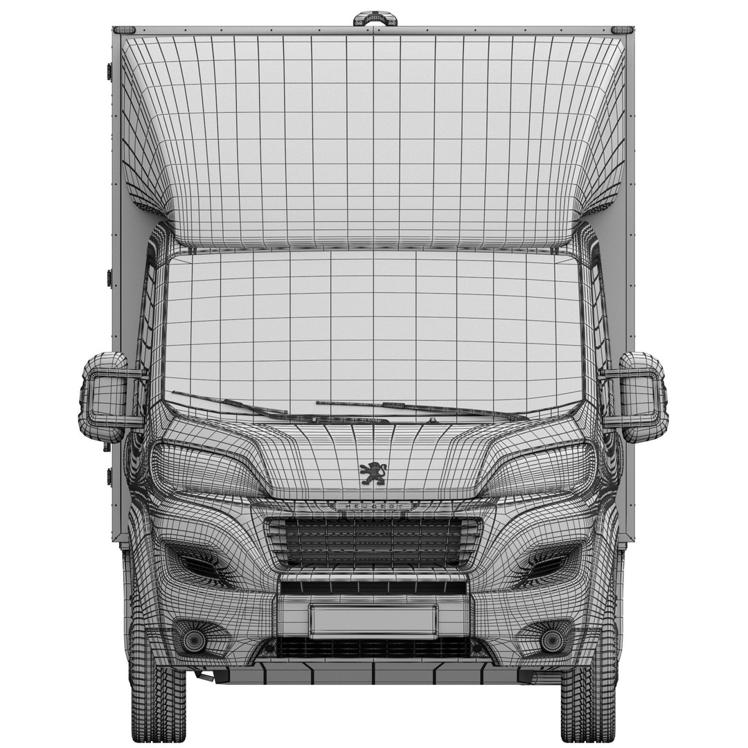 PEUGEOT BOXER L4H1 3D Model – Medium Roof Cargo Van, FBX, OBJ - View 19