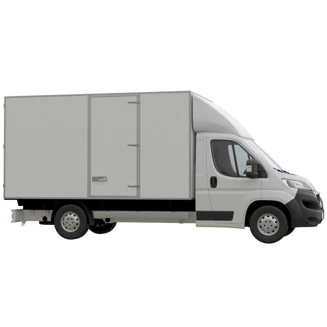 PEUGEOT BOXER L4H1 3D Model – Medium Roof Cargo Van, FBX, OBJ - View 5