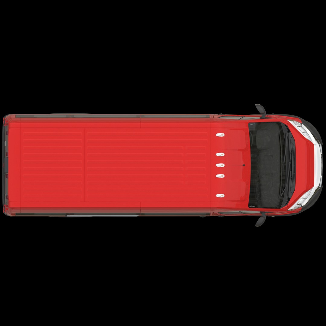 2024 Ram ProMaster 3500 SLT 3D Model – High Roof Minibus, FBX, OBJ - View 13