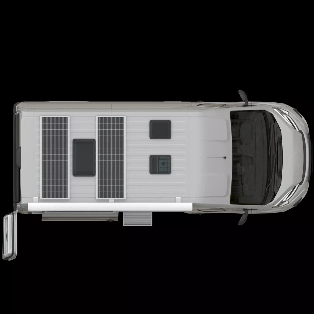 CamperVan L2H2 3D Model – Detailed Van Conversion Asset, FBX & OBJ - View 13