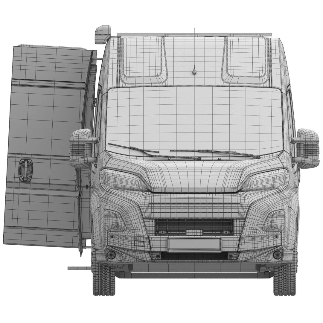 CamperVan L2H2 3D Model – Detailed Van Conversion Asset, FBX & OBJ - View 18