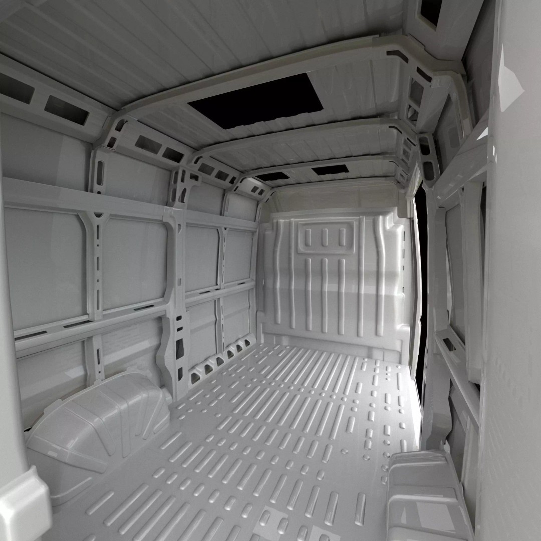 CamperVan L2H2 3D Model – Detailed Van Conversion Asset, FBX & OBJ - View 28