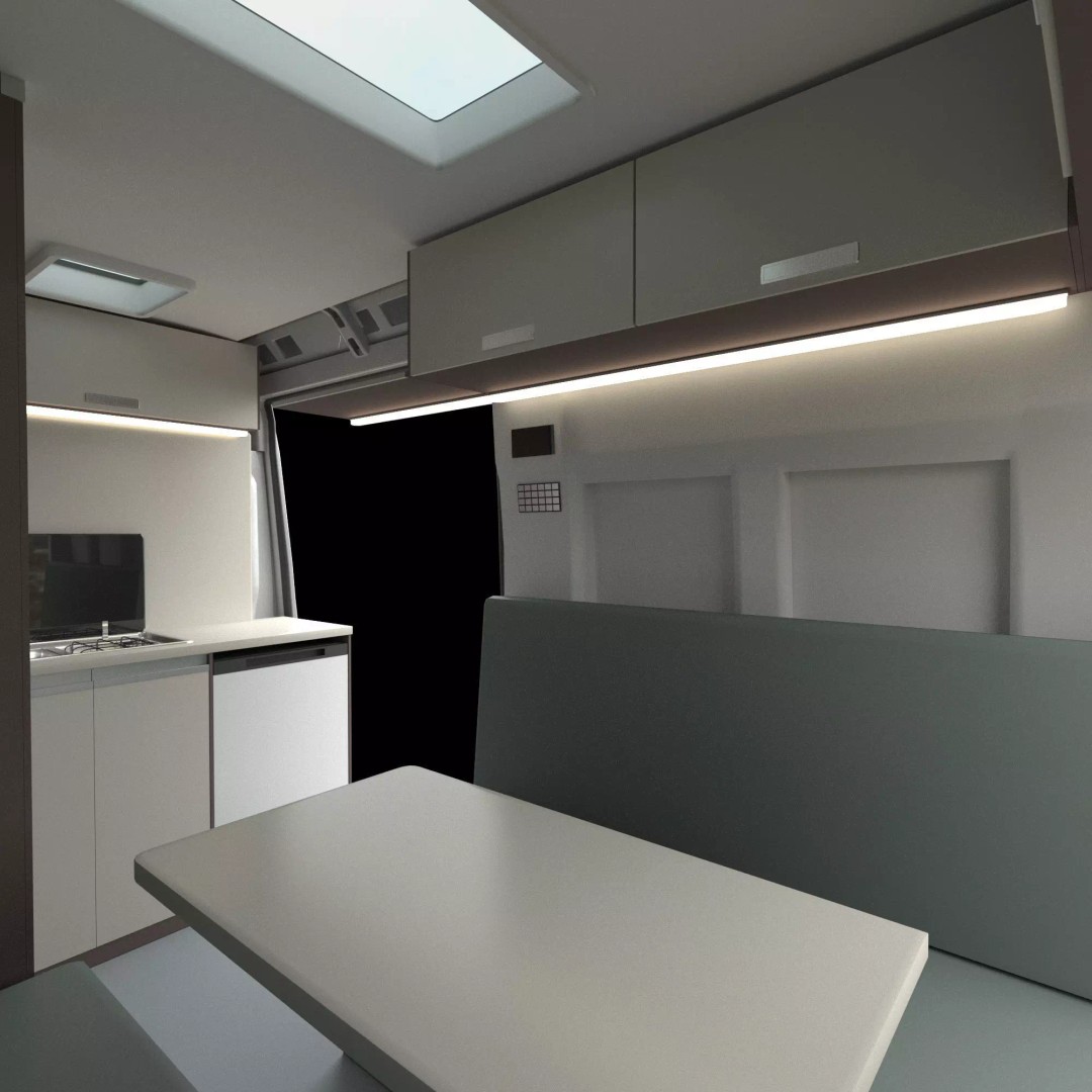CamperVan L2H2 3D Model – Detailed Van Conversion Asset, FBX & OBJ - View 29