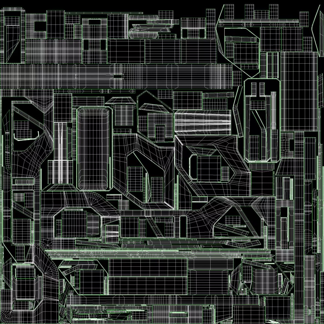 Sci-Fi Column 3D Model – Low Poly PBR Asset, FBX, OBJ
