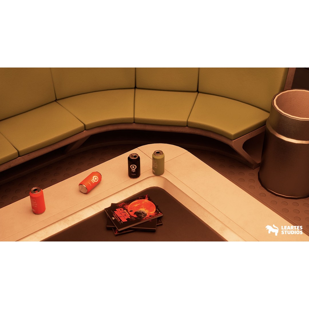 Red Planet Space Base 3D Model – Low Poly Game Asset, FBX, PBR - View 10