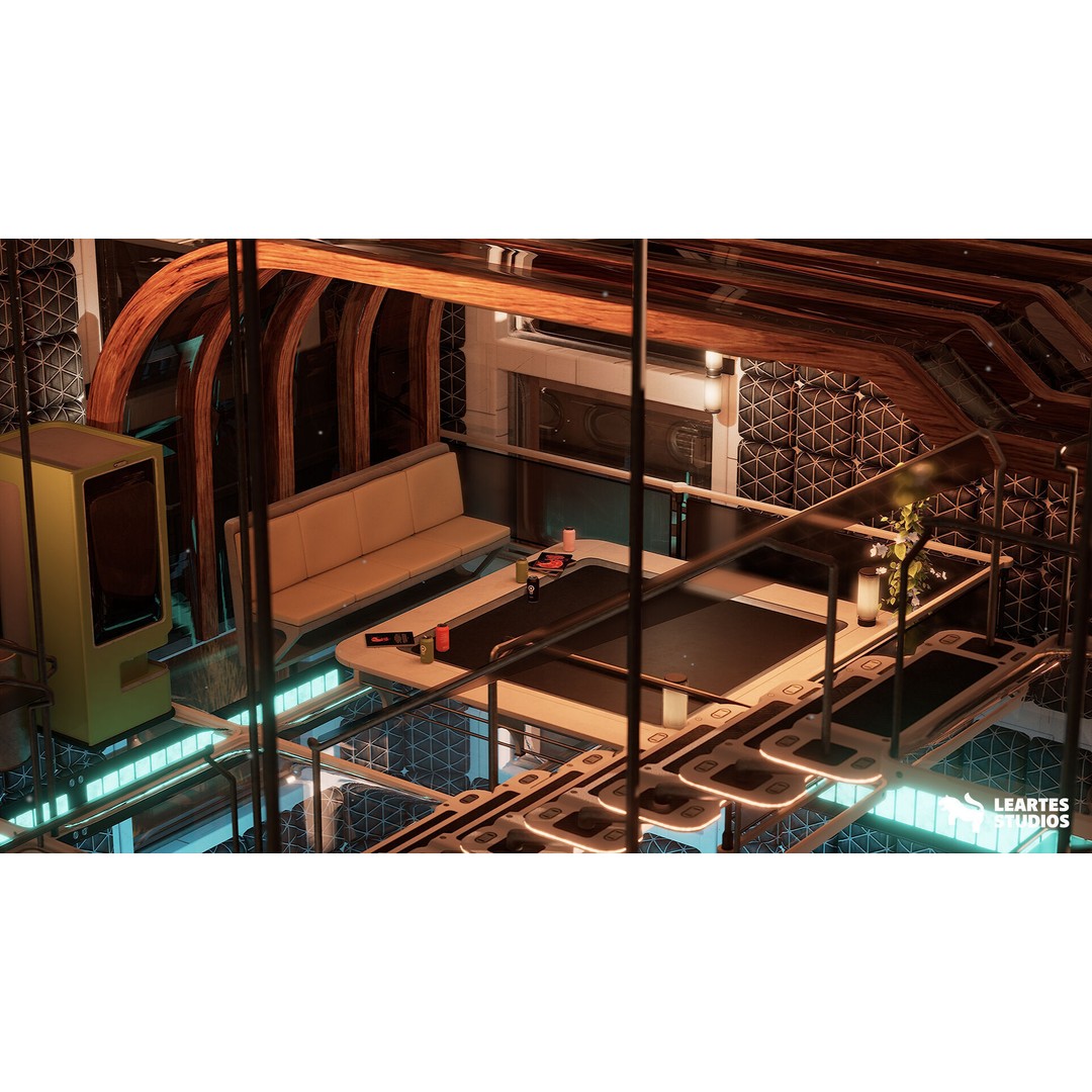 Red Planet Space Base 3D Model – Low Poly Game Asset, FBX, PBR - View 13