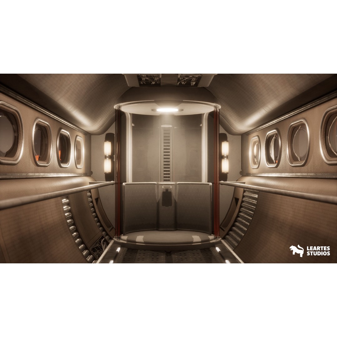 Red Planet Space Base 3D Model – Low Poly Game Asset, FBX, PBR - View 16
