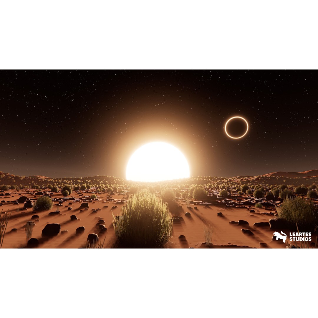 Red Planet Space Base 3D Model – Low Poly Game Asset, FBX, PBR - View 5