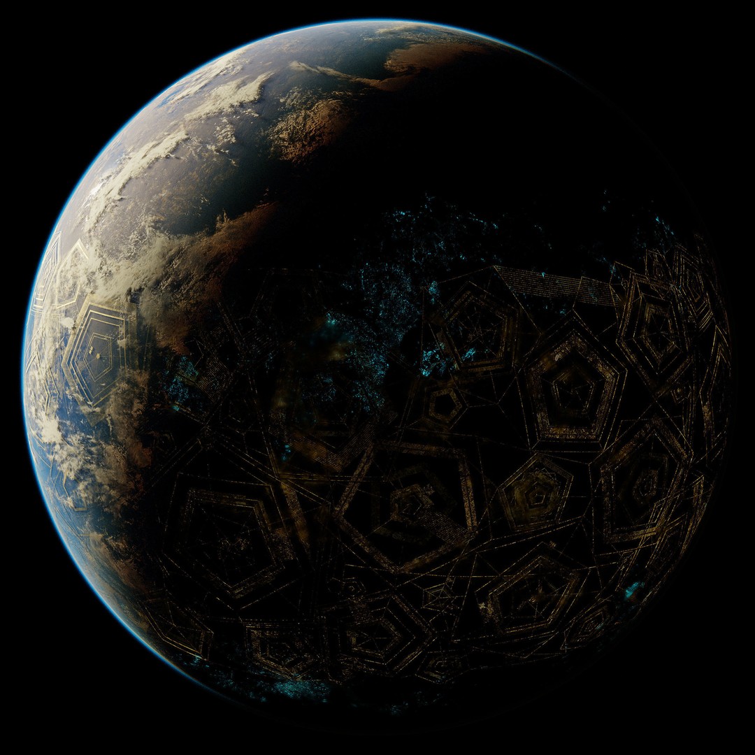 Planet Asgard 12K 3D Model – Ultra-Realistic Celestial Asset, Blender - View 5