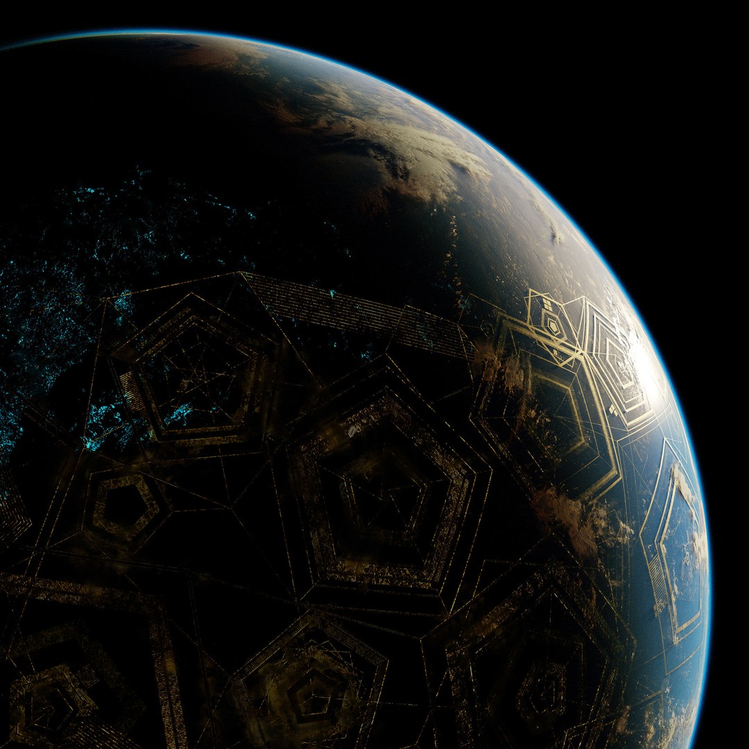 Planet Asgard 12K 3D Model – Ultra-Realistic Celestial Asset, Blender - View 8