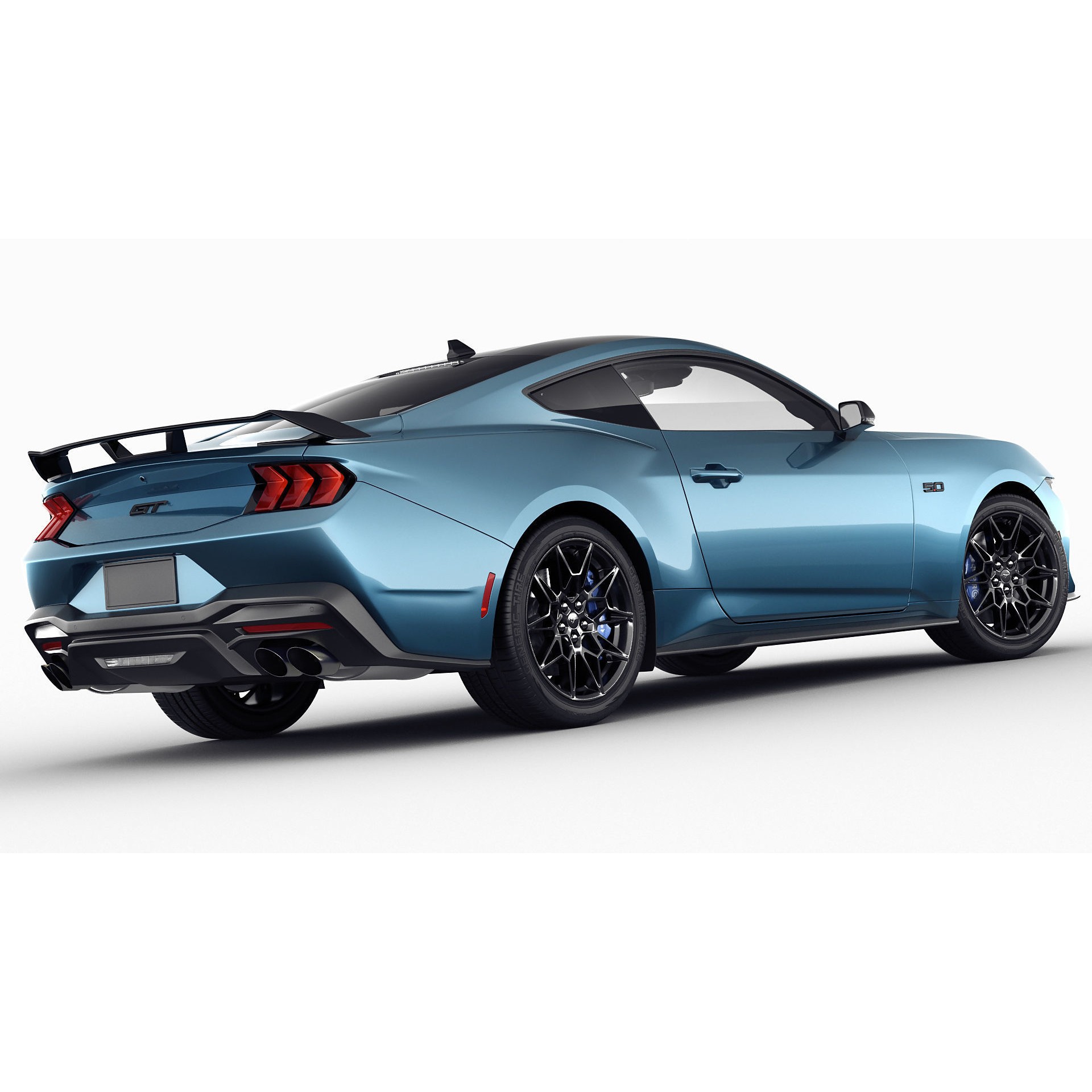 Mustang GT 2024 - Game-Ready 3D Model - View 16