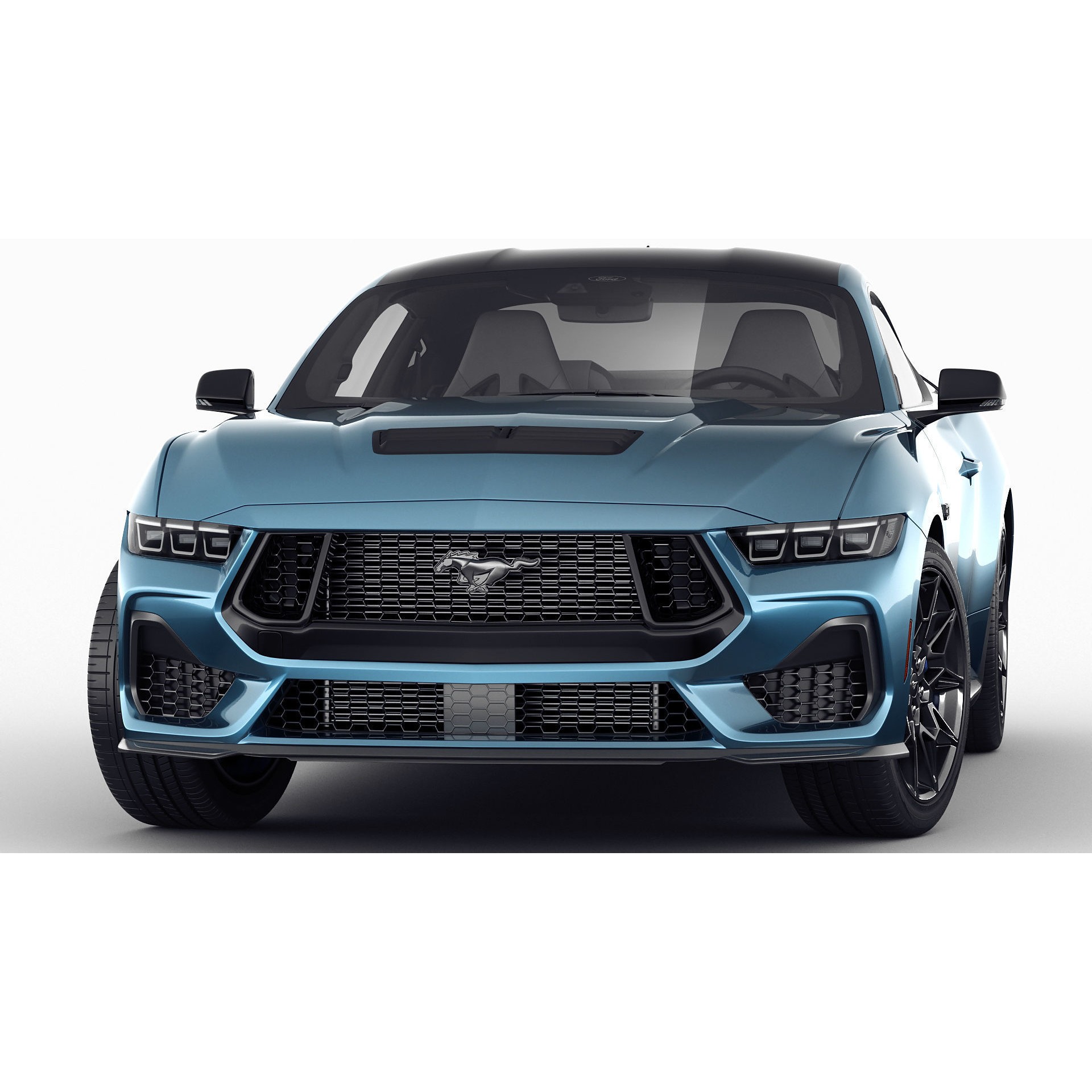 Mustang GT 2024 - Game-Ready 3D Model - View 19