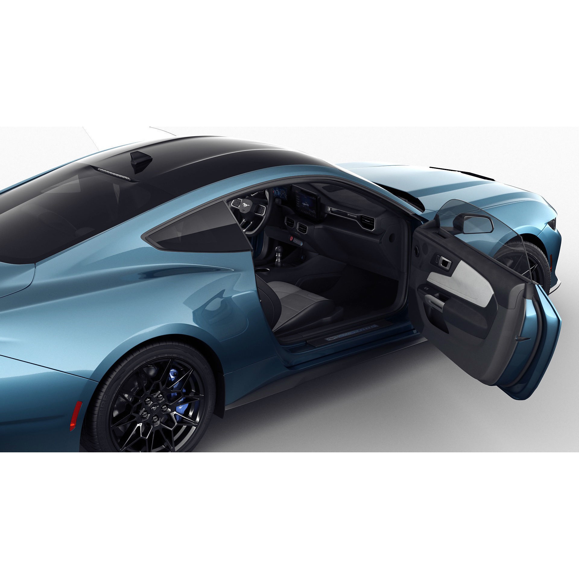 Mustang GT 2024 - Game-Ready 3D Model - View 21