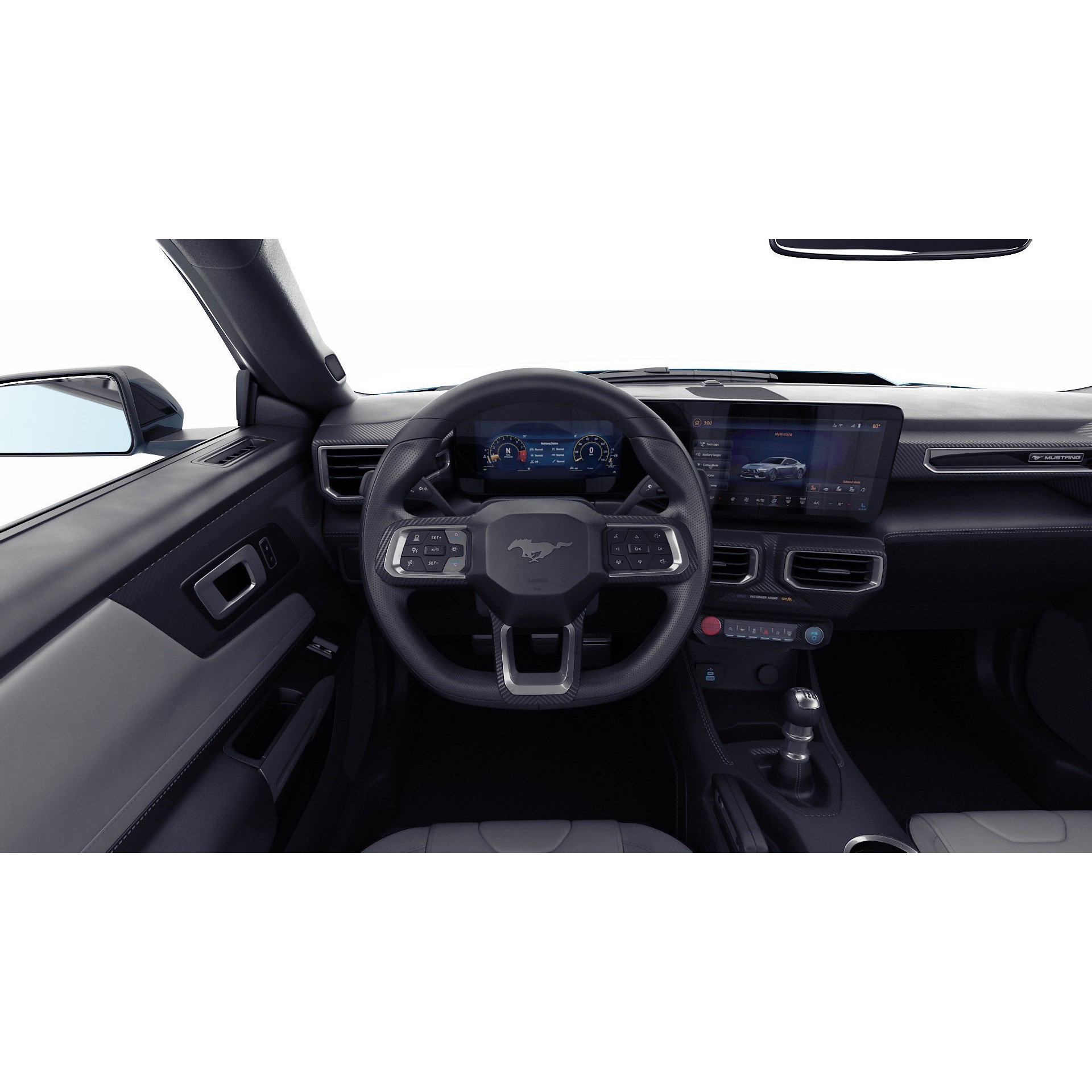 Mustang GT 2024 - Game-Ready 3D Model - View 26