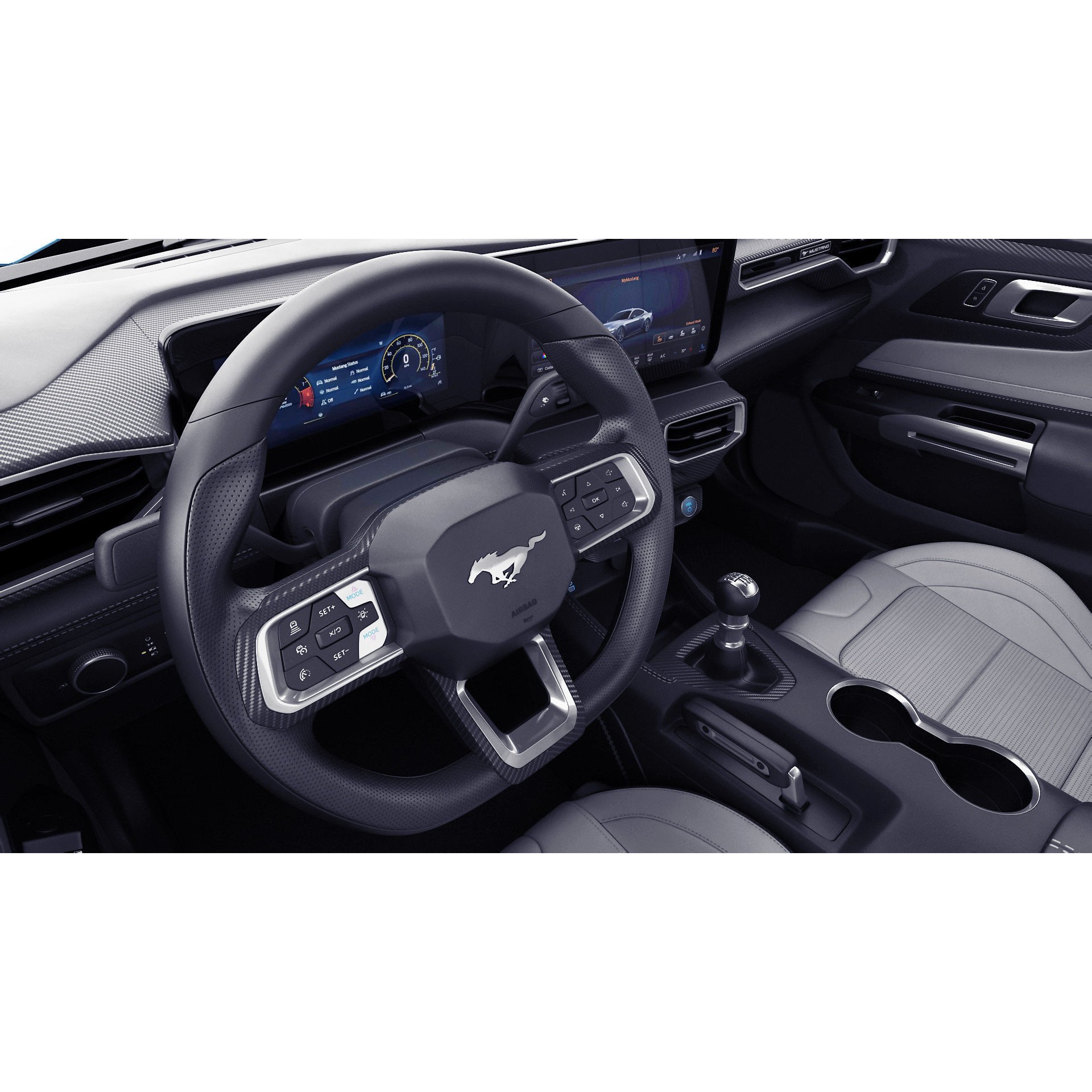 Mustang GT 2024 - Game-Ready 3D Model - View 27